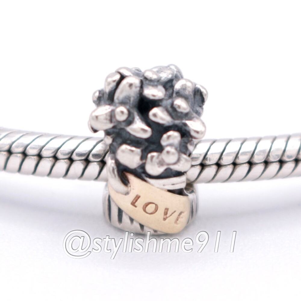 Authentic PANDORA Retired Bouquet of Flowers Charm - 790441